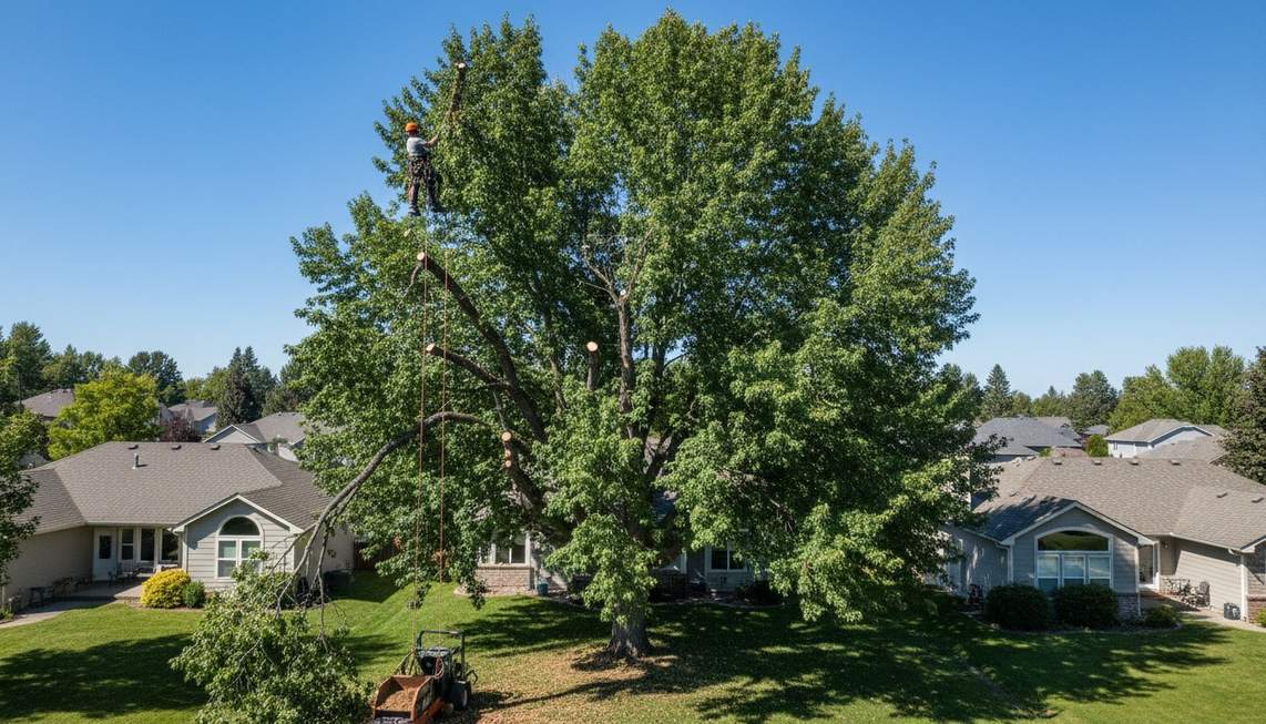 Expert tree trimming in Spokane
